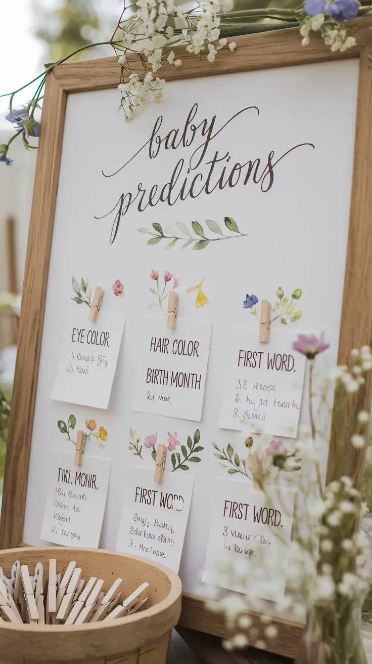 Nature-Inspired Baby Predictions Game