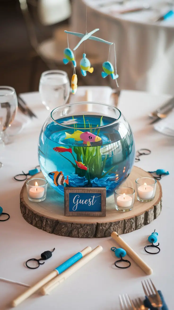 “O-Fish-ally” Cute Centerpieces
