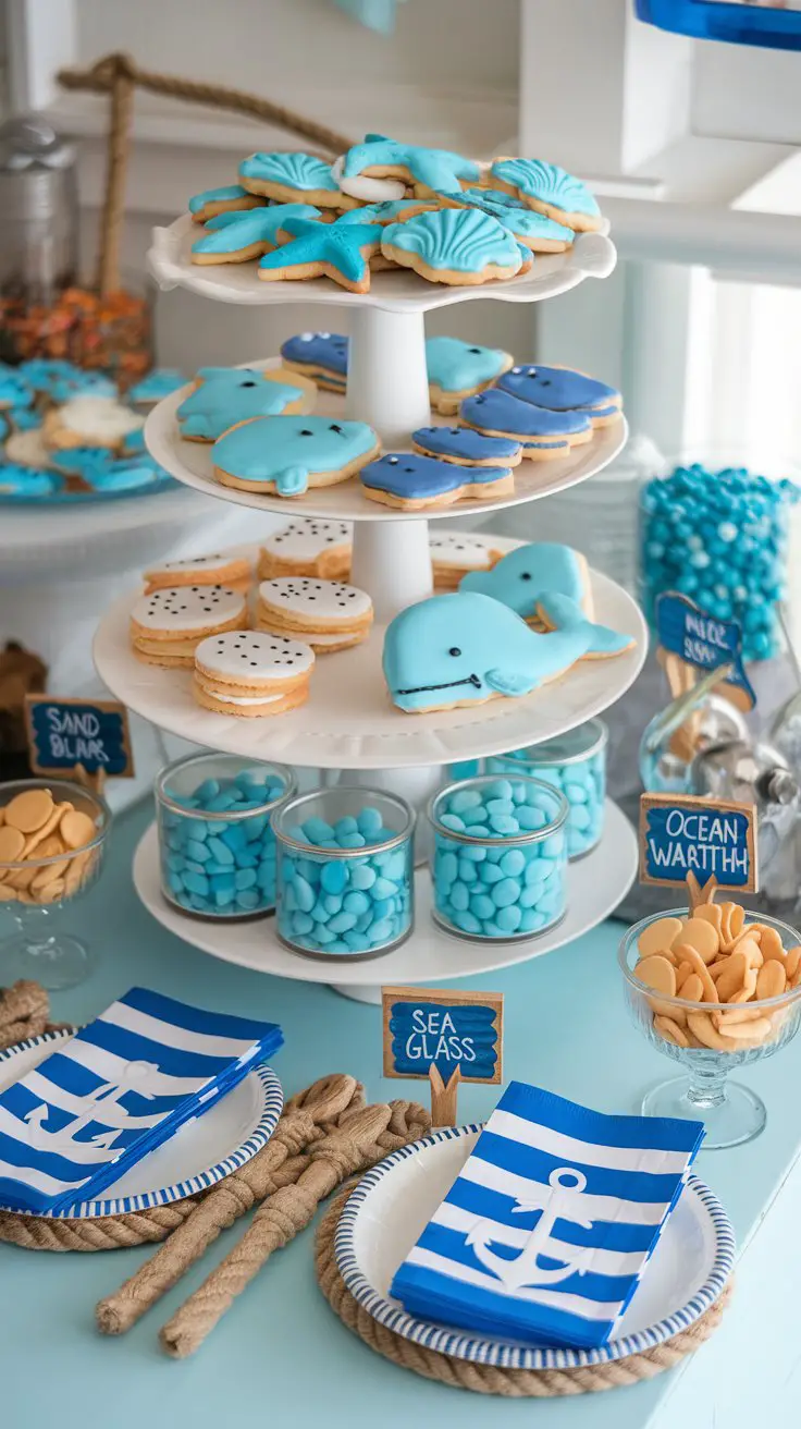 Ocean-Inspired Food Display