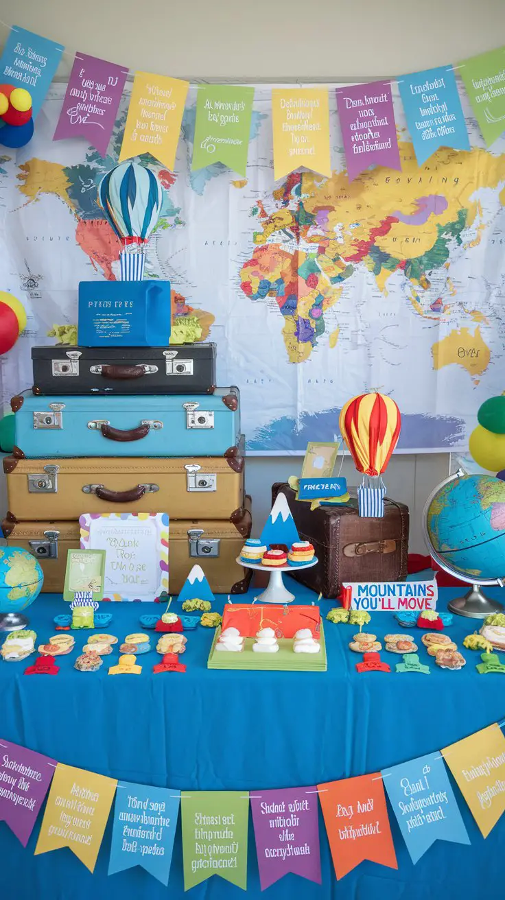 Oh, The Places You’ll Go Travel-Themed Shower