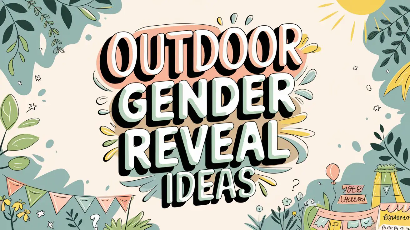Outdoor Gender Reveal Ideas