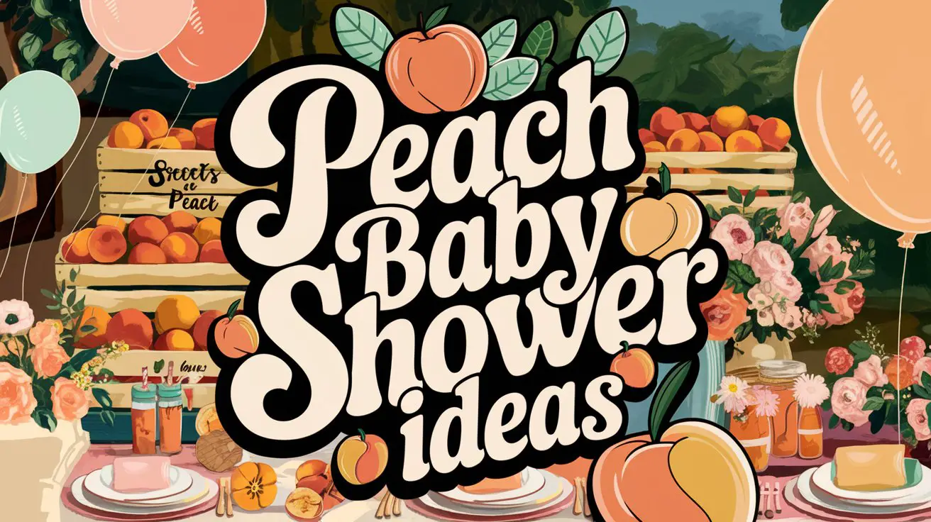 Peach Baby Shower Ideas