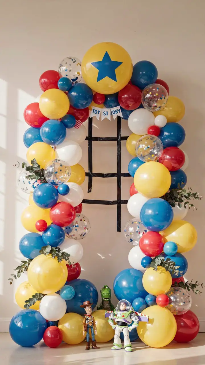 Pixar Ball Balloon Garland