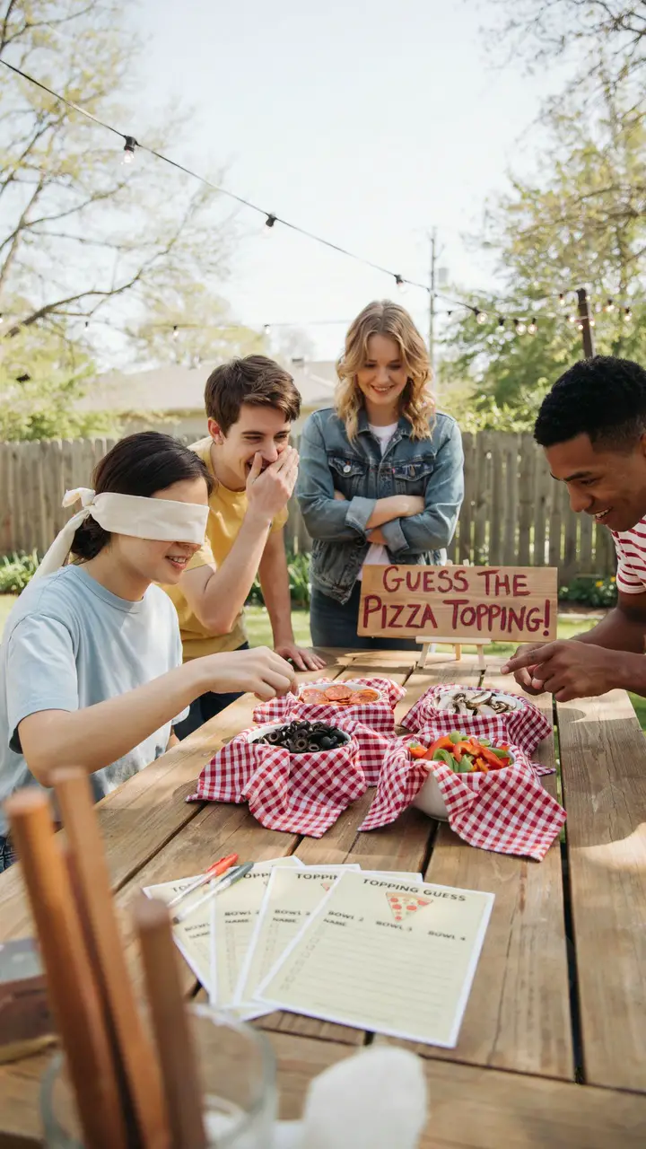Pizza Baby Shower Game “Name That Pizza Topping”