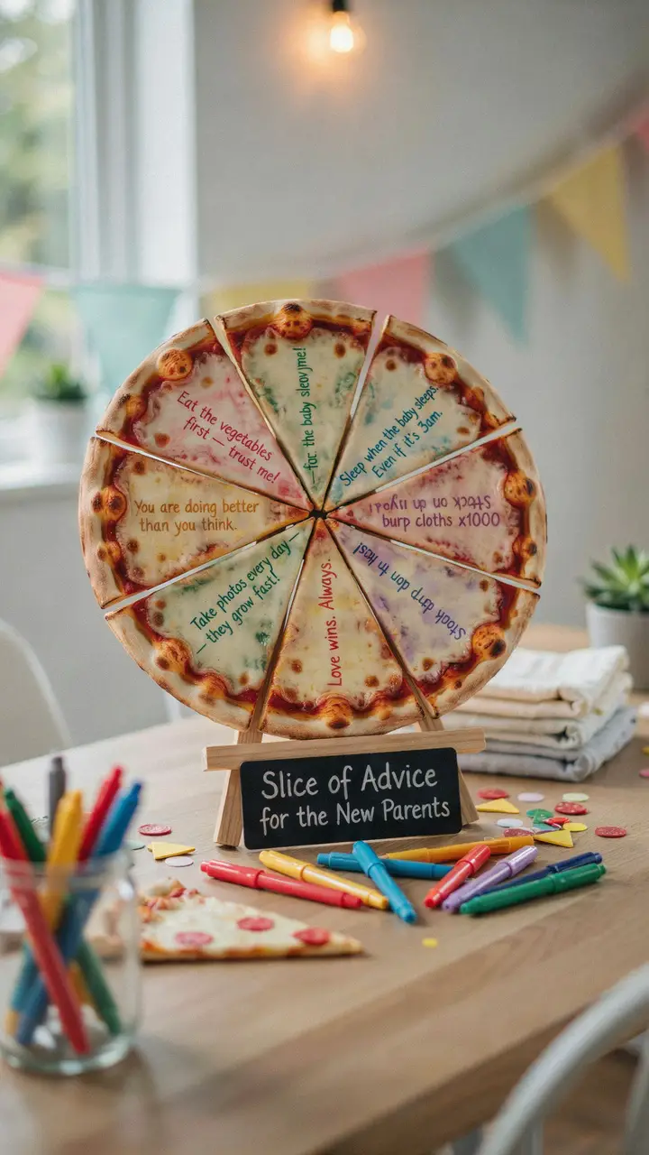 Pizza-Shaped Advice Book