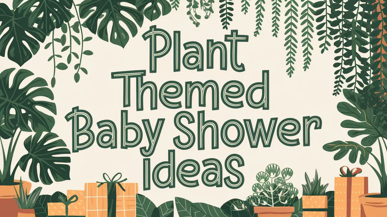 Plant Themed Baby Shower Ideas
