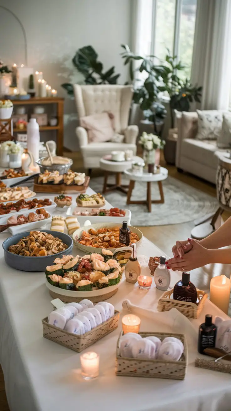 Potluck and Pampering