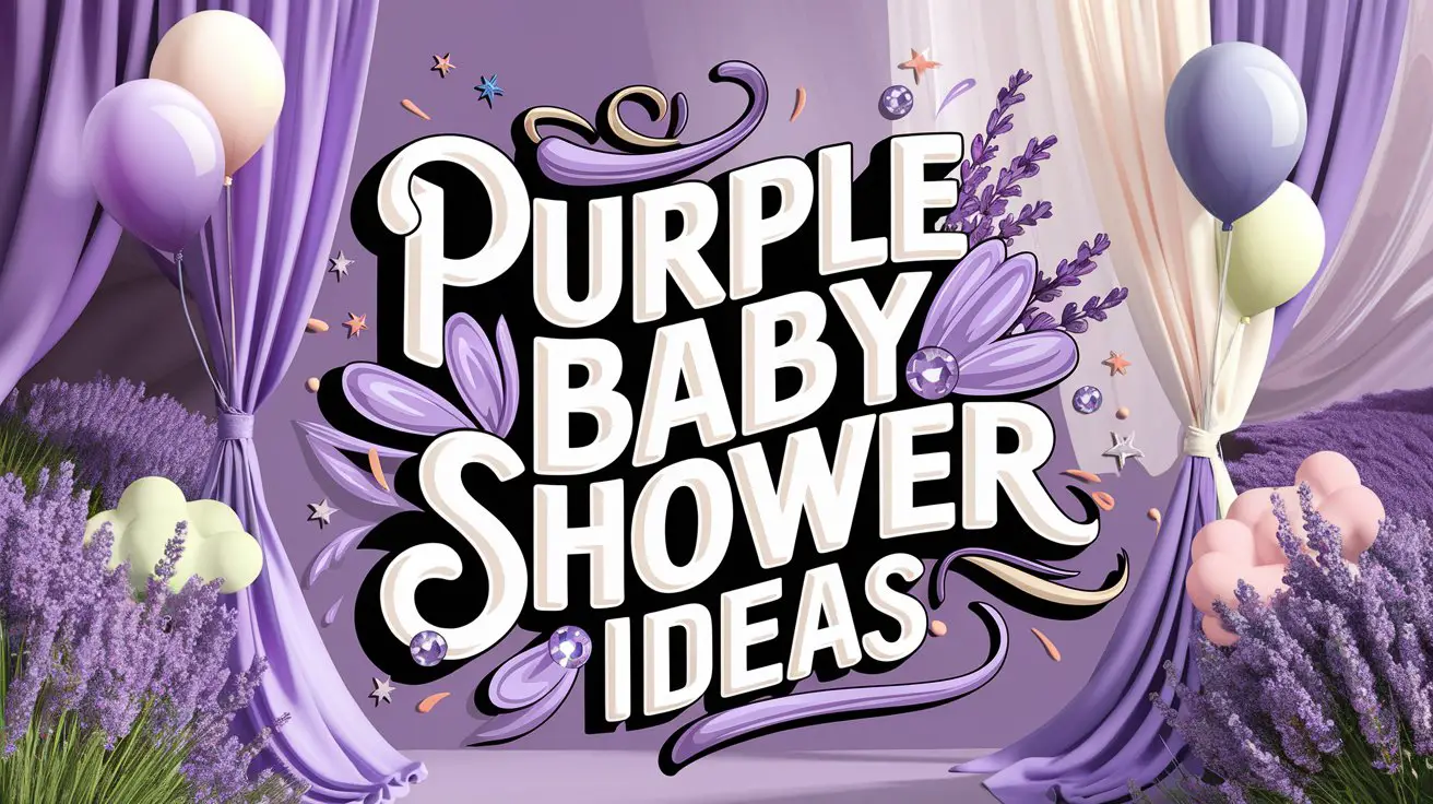 Purple Baby Shower Ideas
