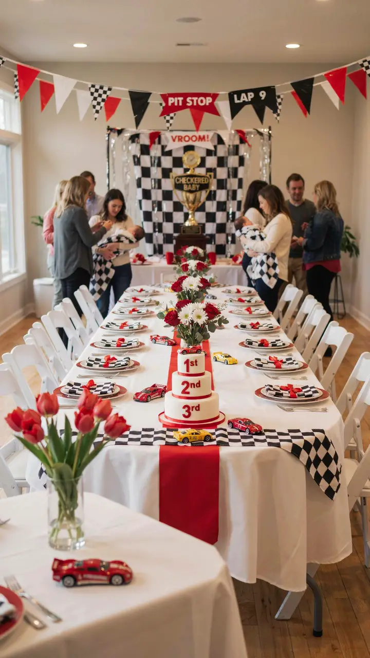 Race Car Driver Celebration