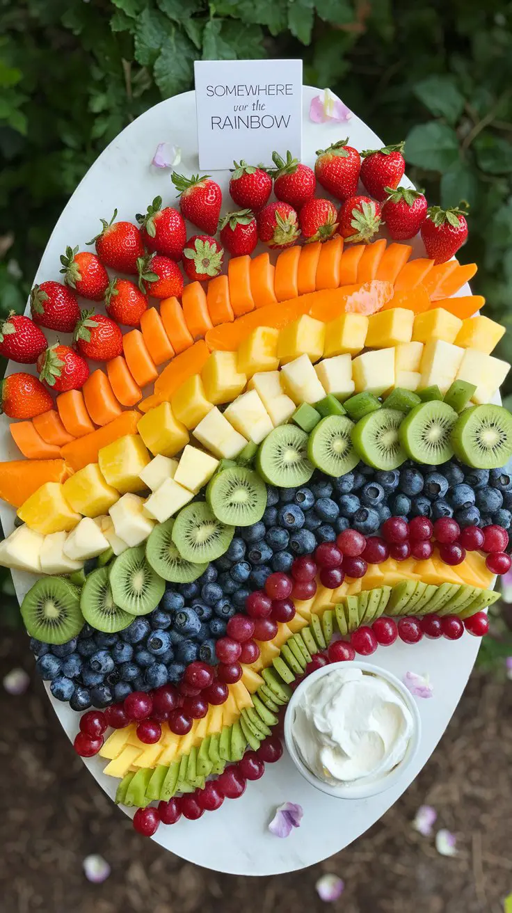 Rainbow Fruit Platter Magic