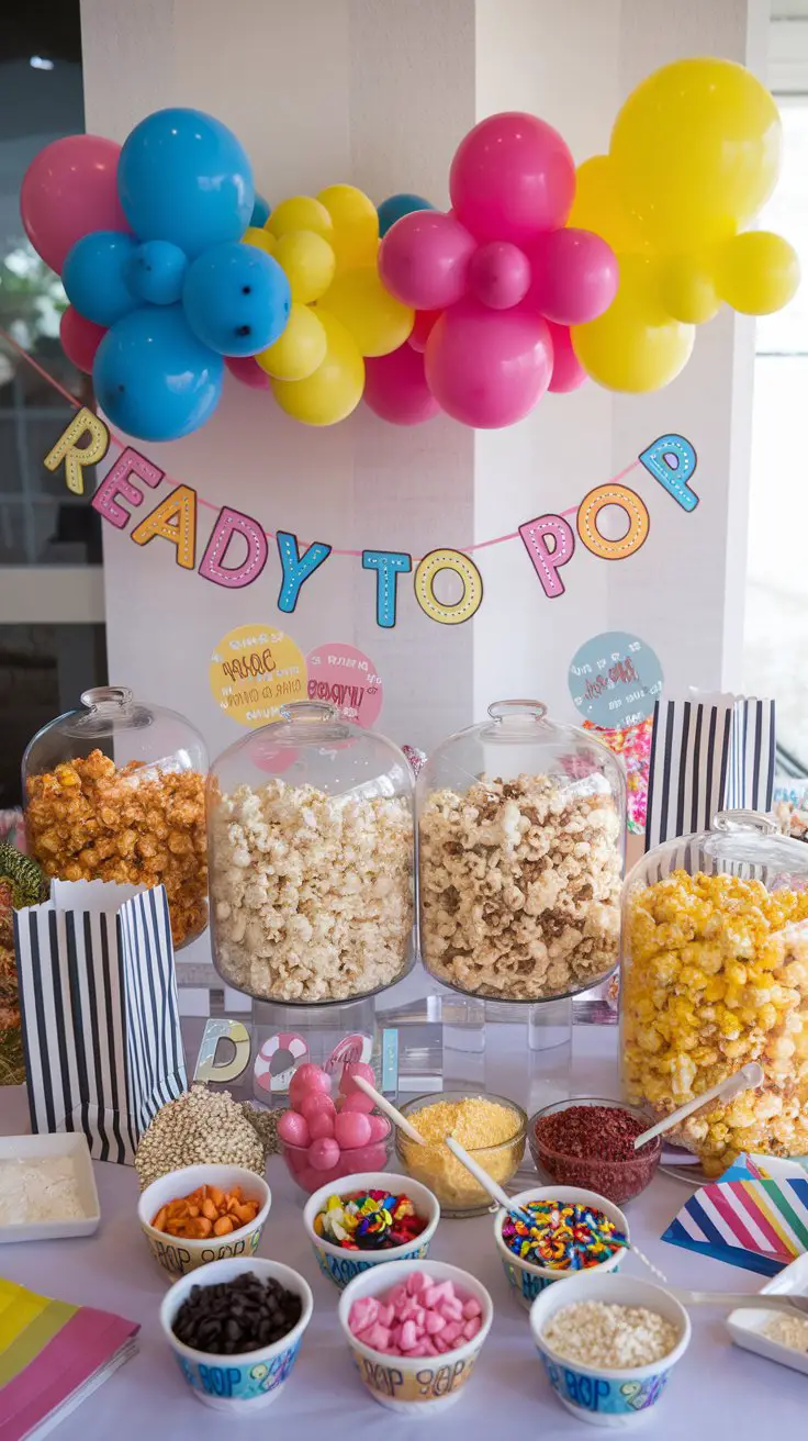 “Ready to Pop” Popcorn Bar