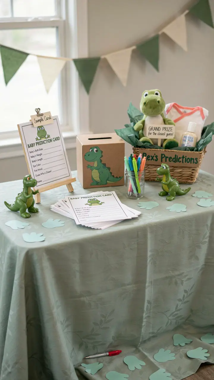 Rex’s Dino-Mite Baby Predictions Game