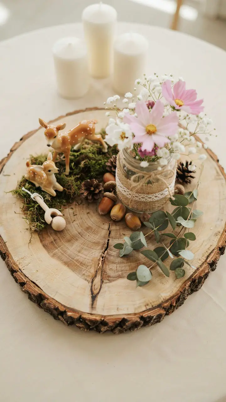 Rustic Woodland Centerpieces