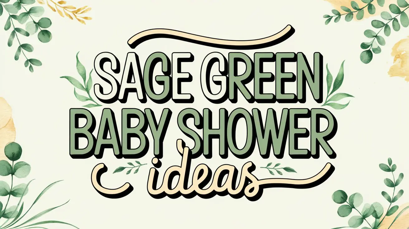 Sage Green Baby Shower Ideas