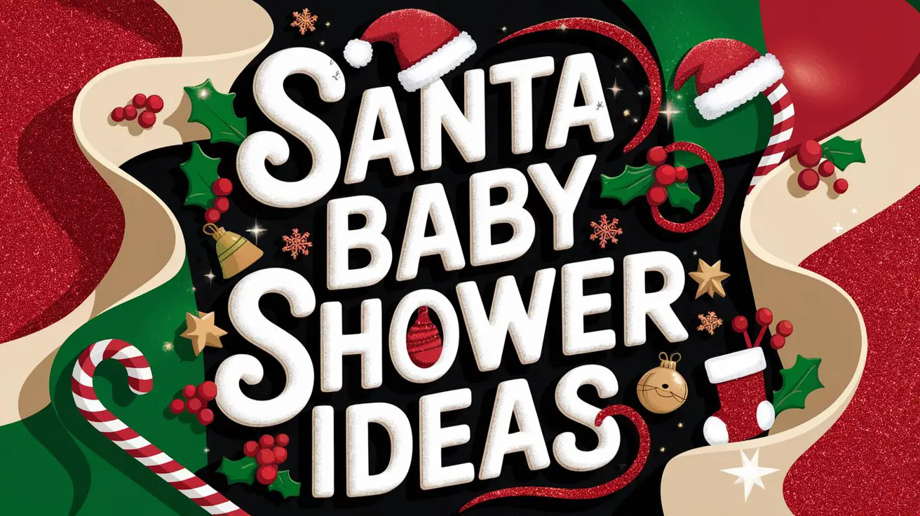 Santa Baby Shower Ideas