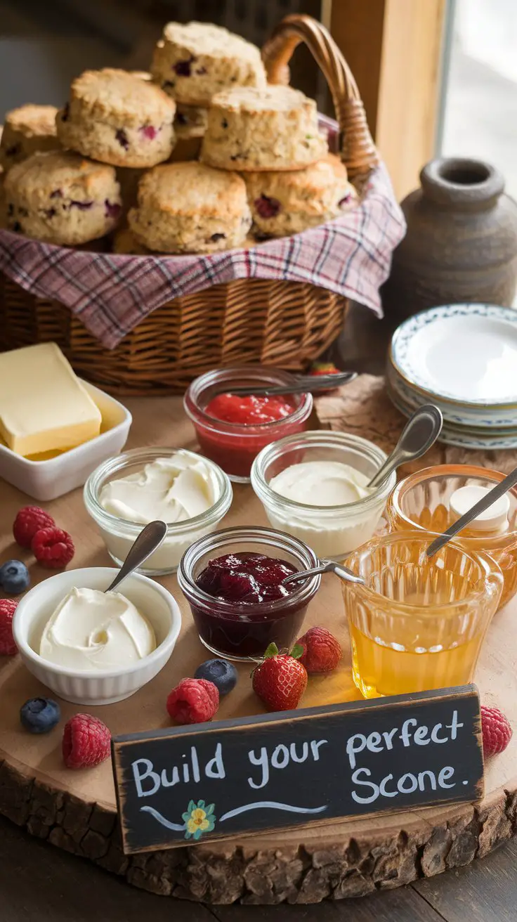 Scones with Clotted Cream Bar
