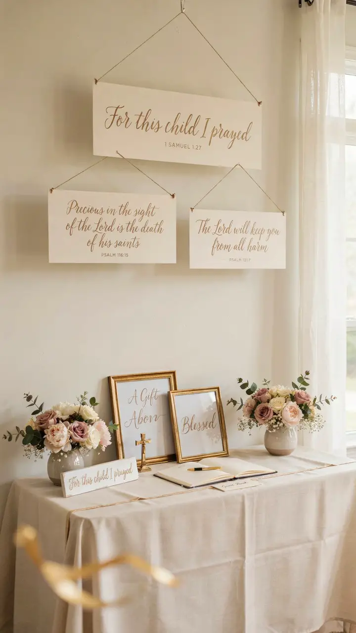 Scripture-Themed Decorations