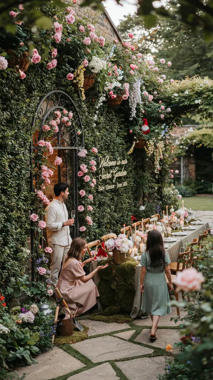 Secret Garden Baby Shower