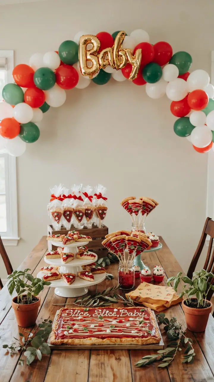 “Slice, Slice, Baby” Dessert Table