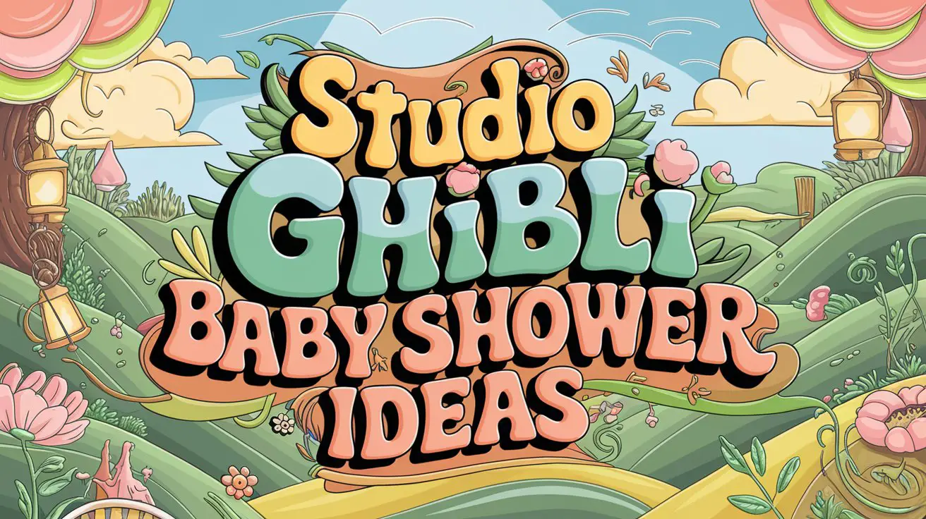 Studio Ghibli Baby Shower Ideas
