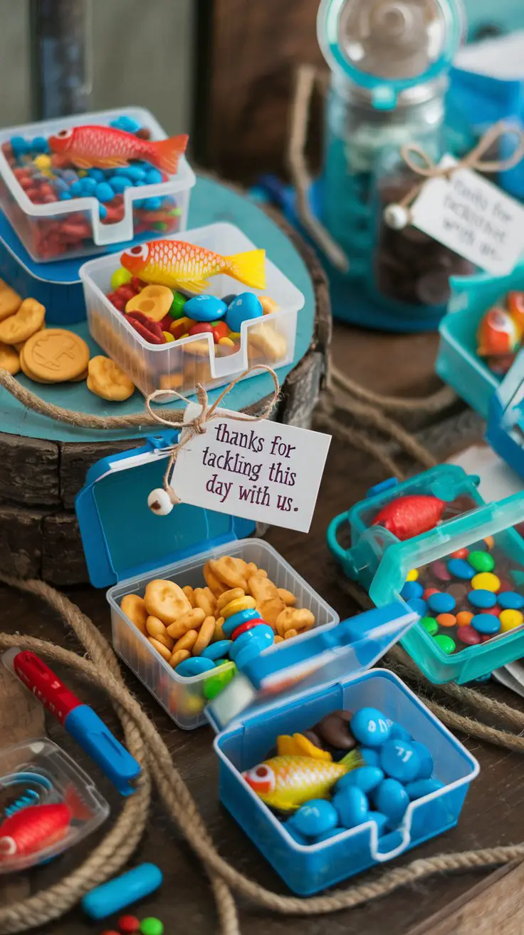 “Tackle Box” Party Favors