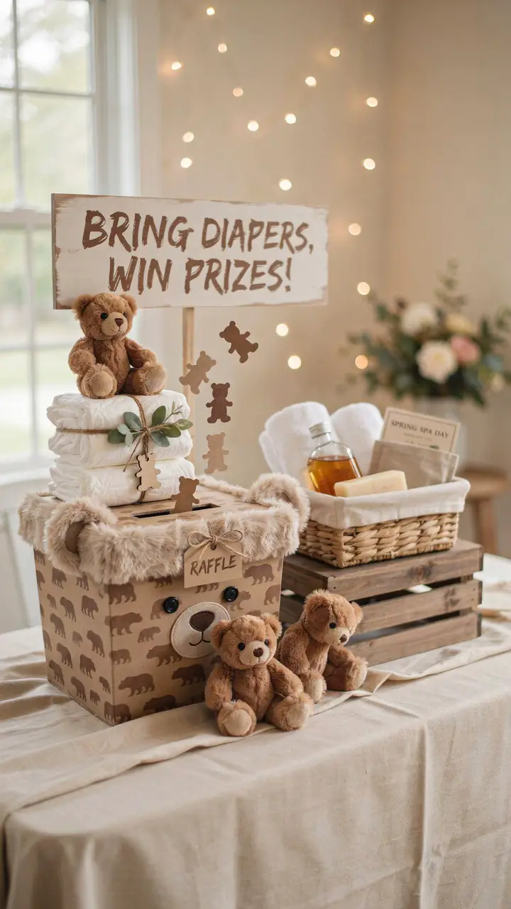 Teddy Bear Diaper Raffle