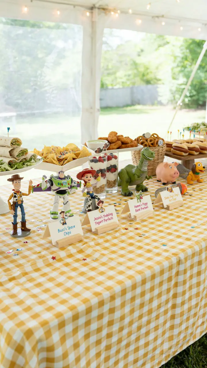 Toy Story Character Food Labels