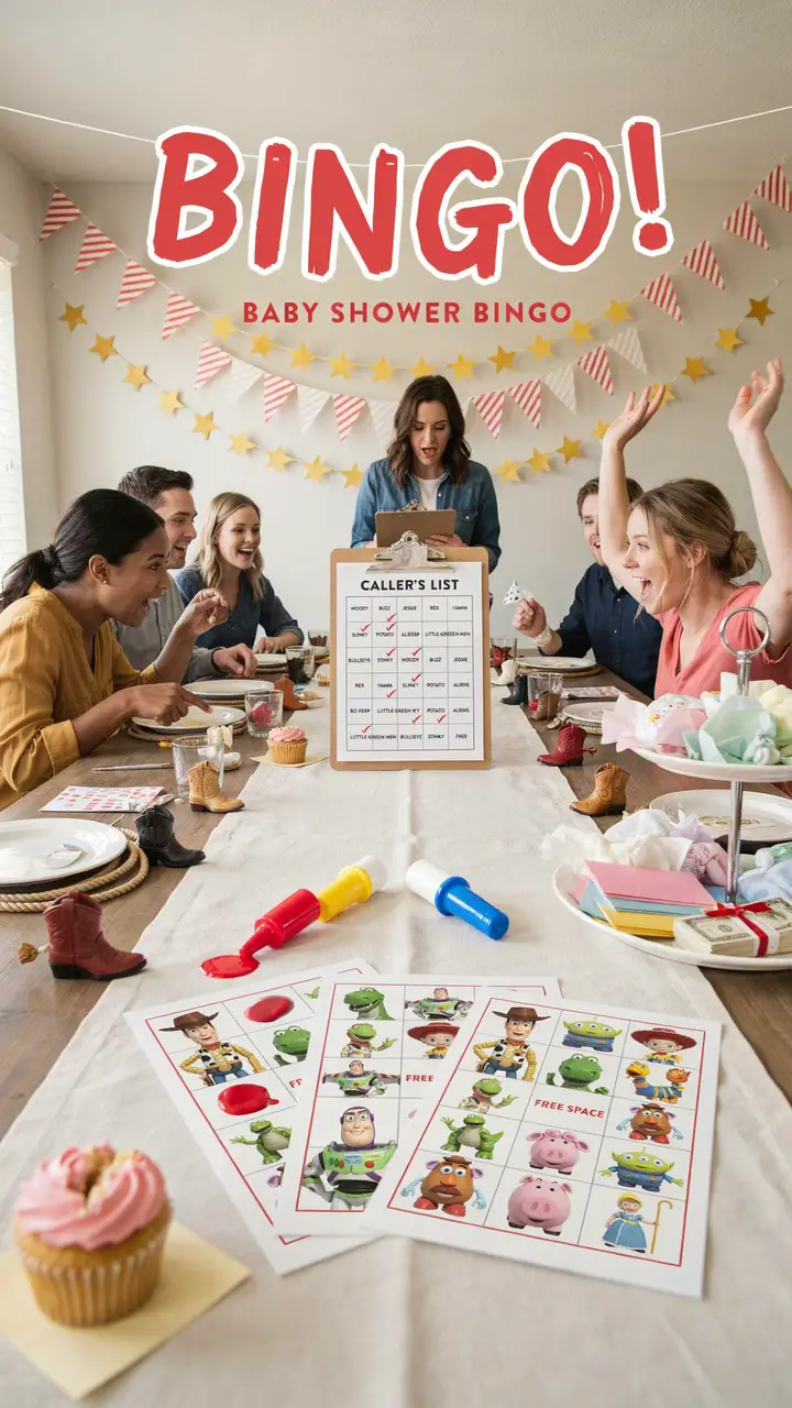 Toy Story Trivia Baby Bingo