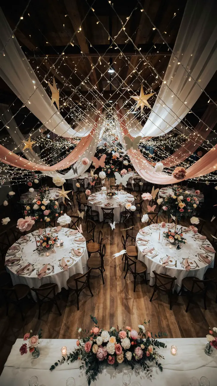 Twinkling Fairy Light Canopy