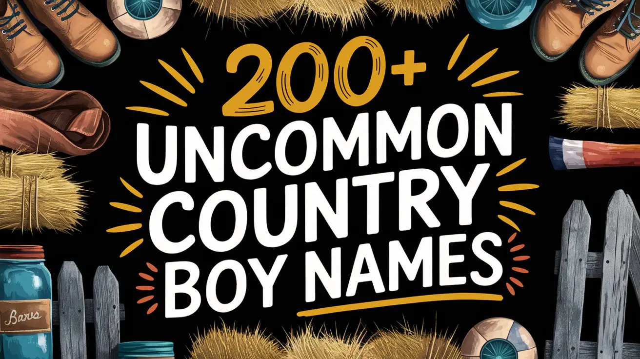 Uncommon Country Boy Names