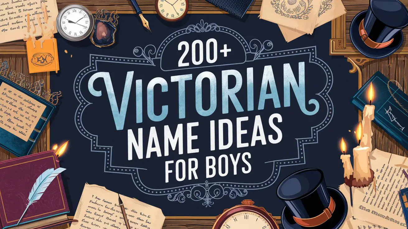Victorian Name Ideas for Boys