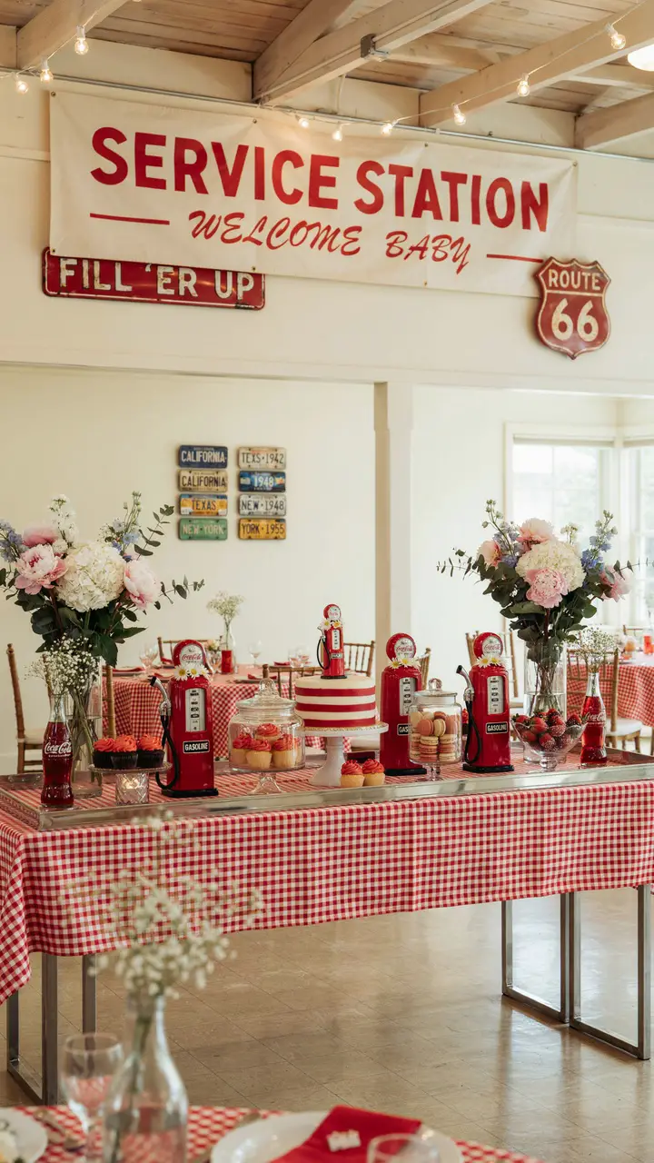 Vintage Gas Station Gathering