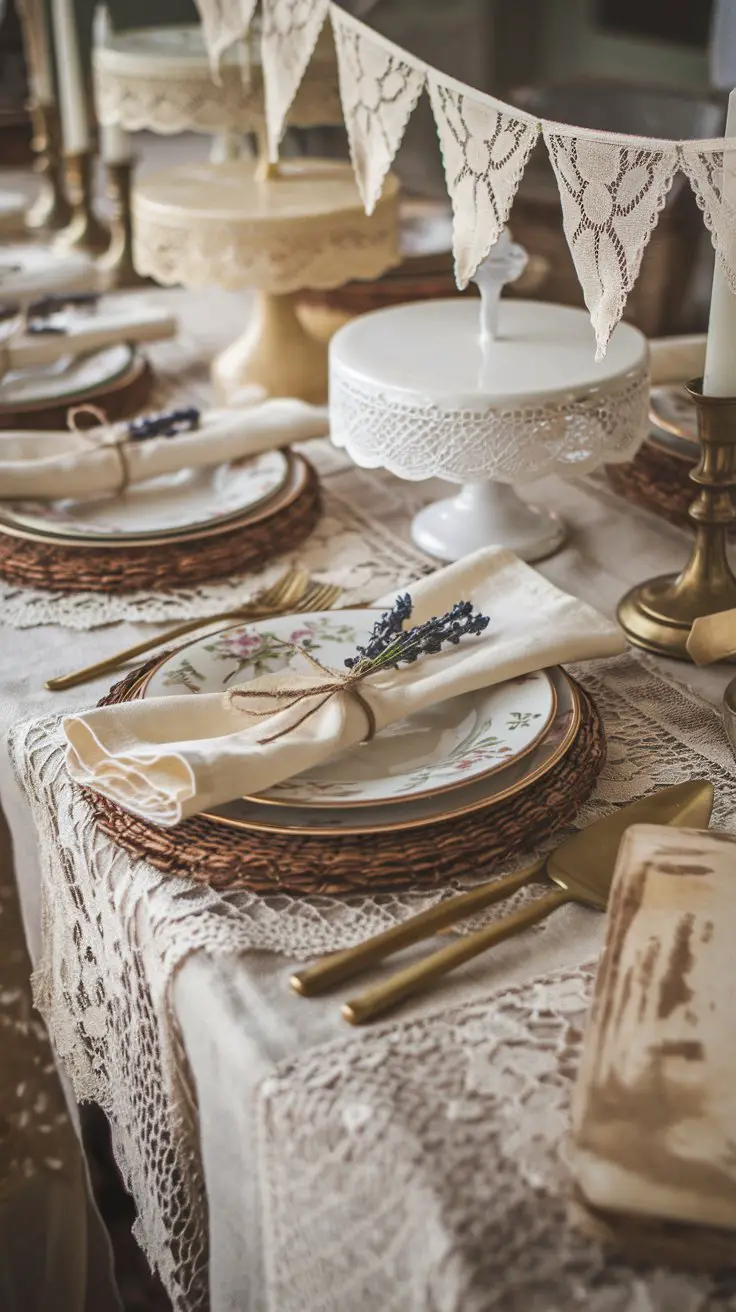 Vintage Lace and Linen Everything