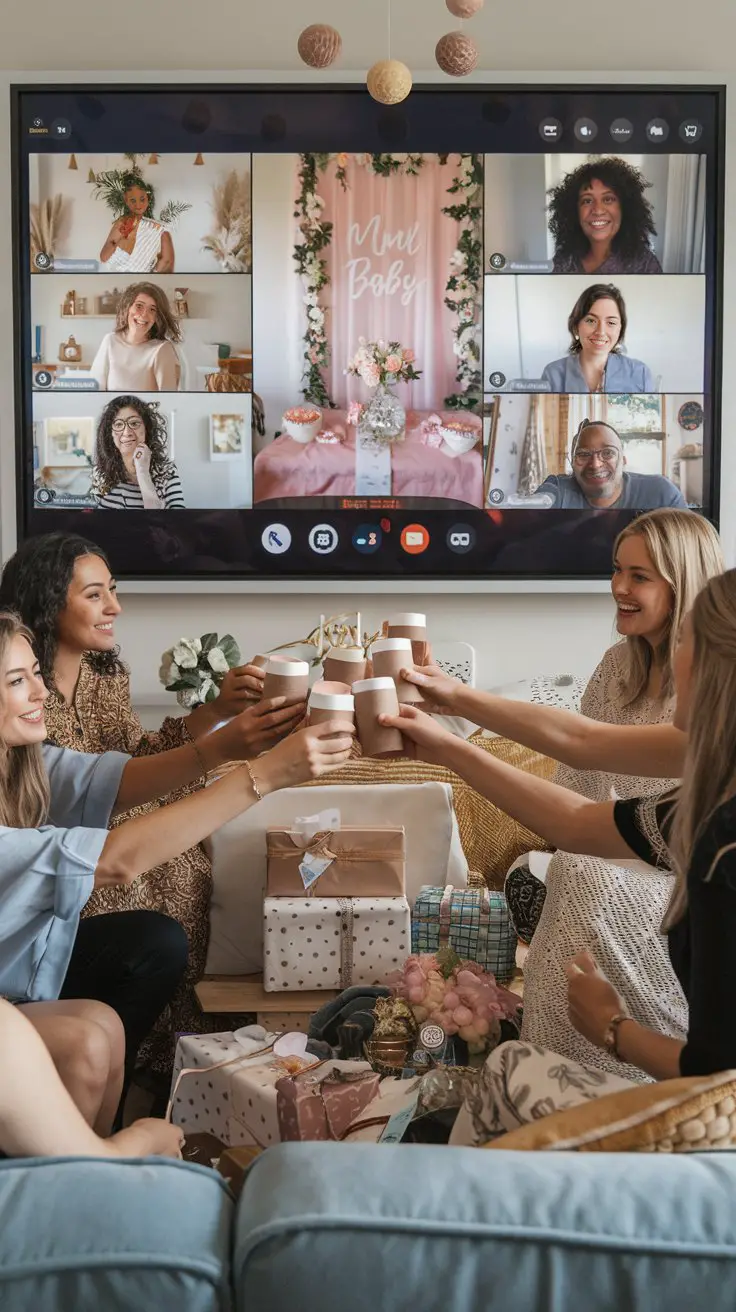 Virtual + In-Person Hybrid Shower