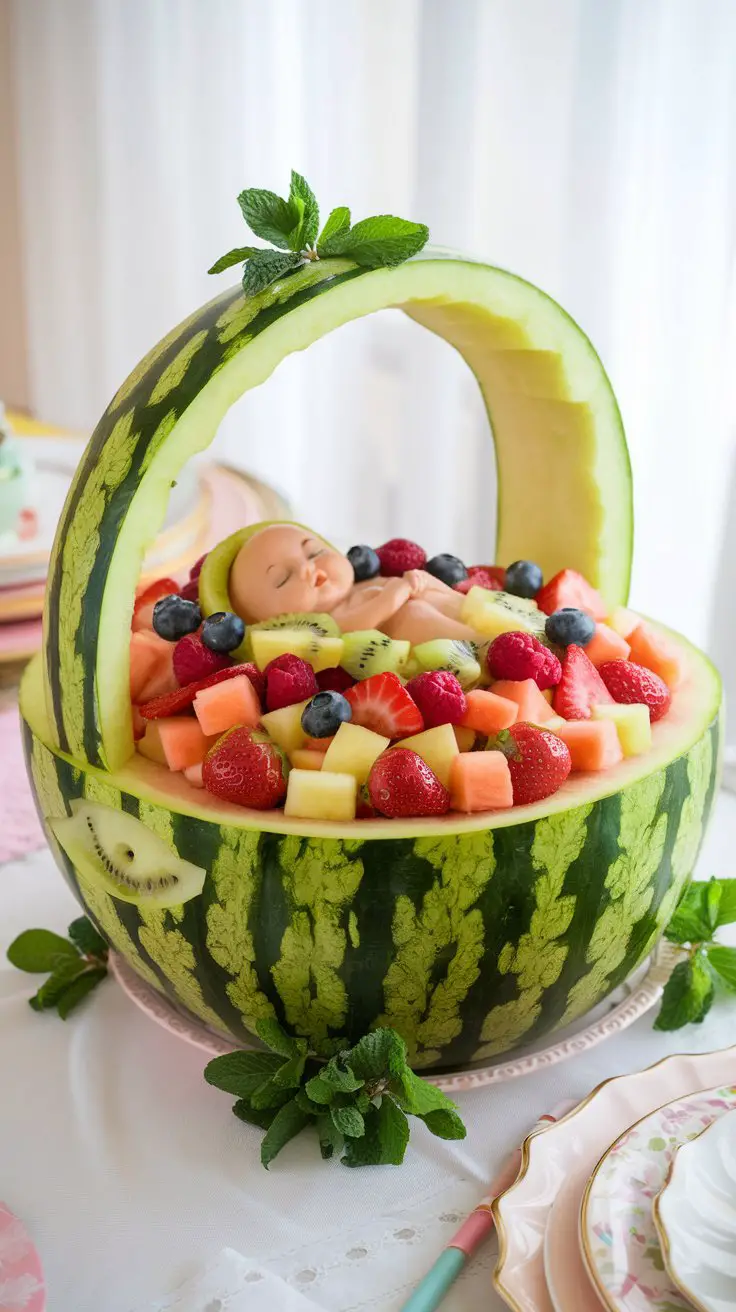 Watermelon Baby Bassinet
