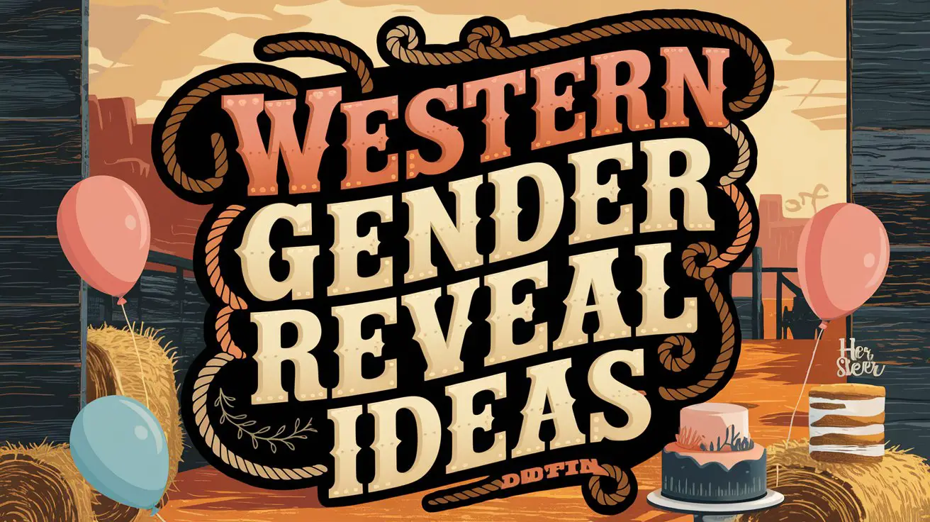 Western Gender Reveal Ideas