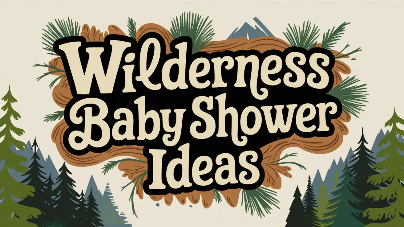 Wilderness Baby Shower Ideas