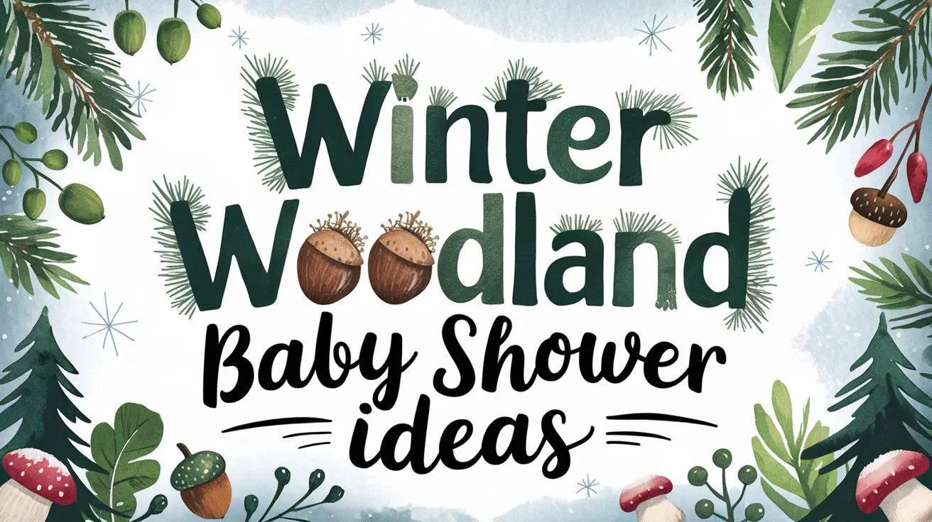 Winter Woodland Baby Shower Ideas