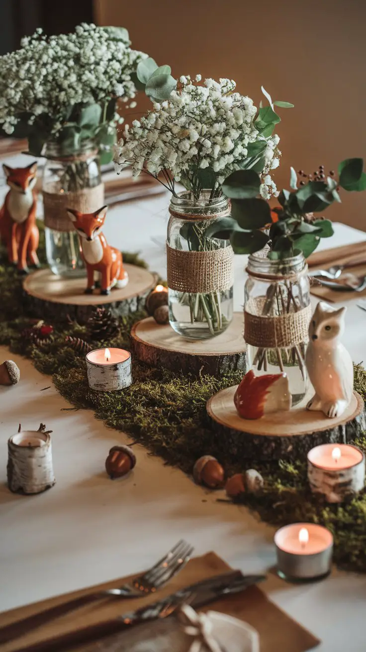 Woodland Creature Centerpieces