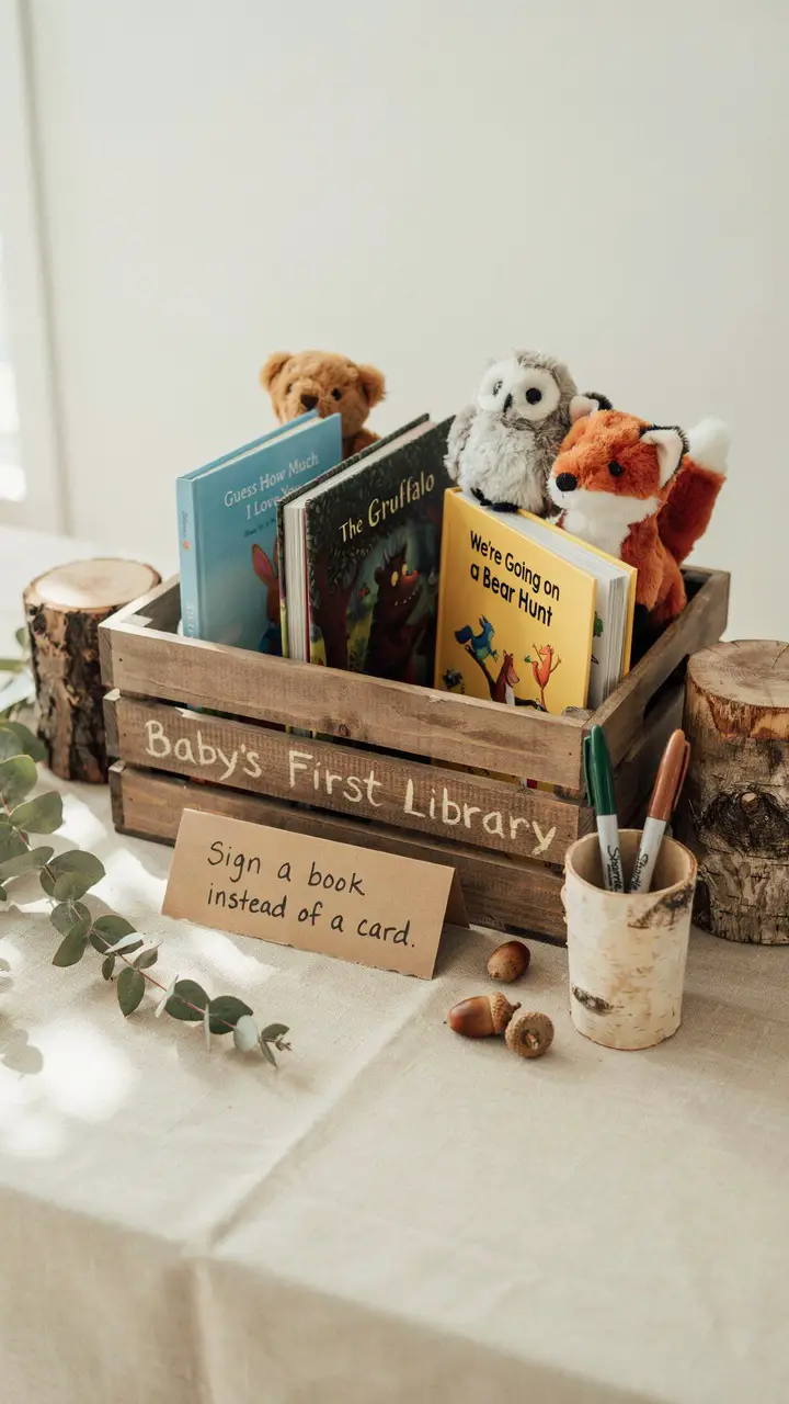 Woodland Nursery Book Collection Table