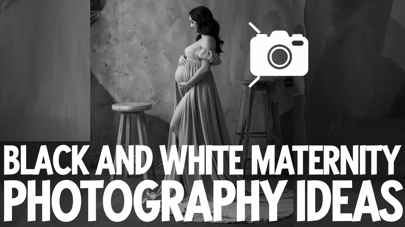 Black and White Maternity Photography Ideas