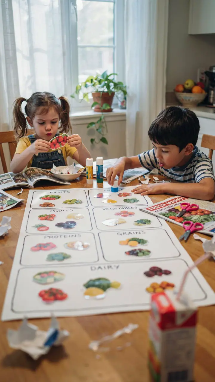Create a Food Group Collage