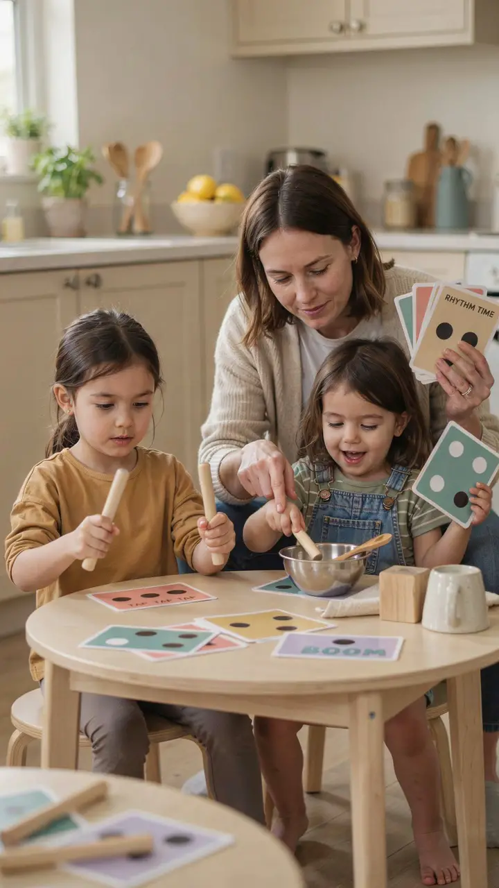 DIY Rhythm Sticks and Pattern Play