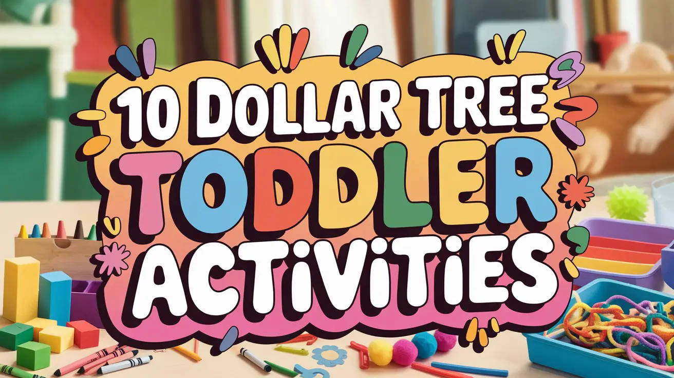 Dollar Tree Toddler Activities