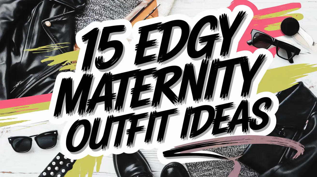 Edgy Maternity Outfits