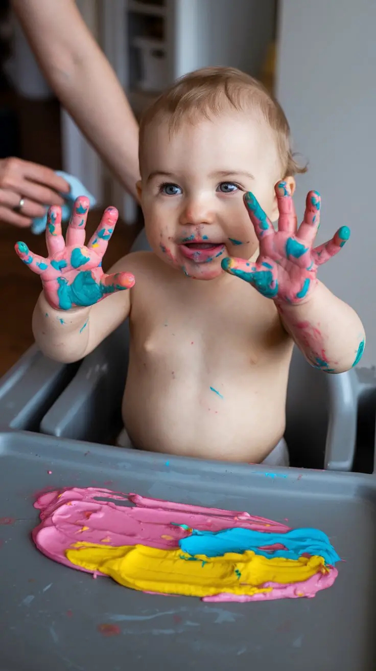 Edible Finger Paint (Yes, Really!)