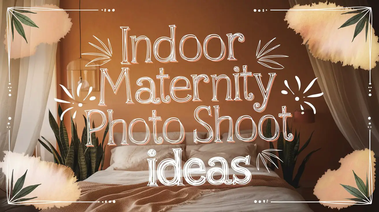 Indoor Maternity Photo Shoot Ideas