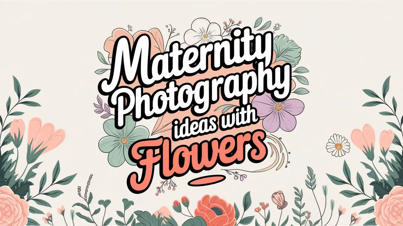 Maternity Photography Ideas with Flowers