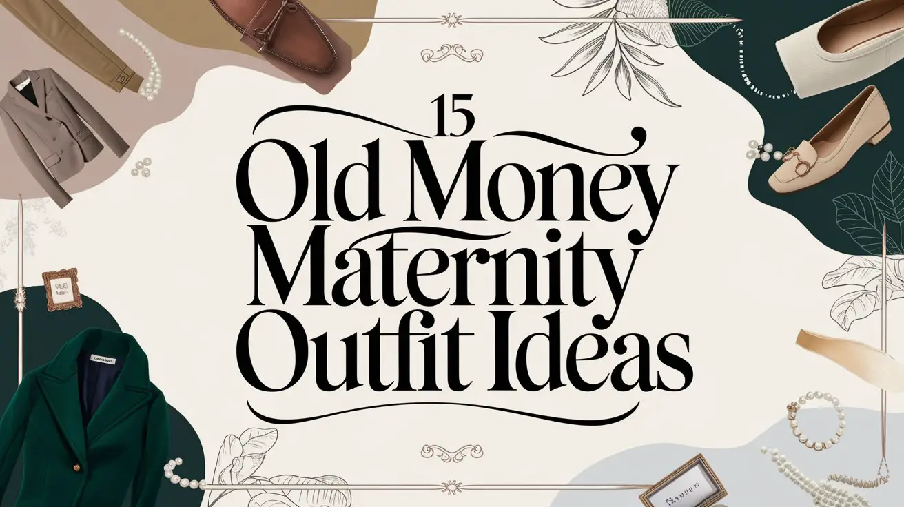 Old Money Maternity Outfits
