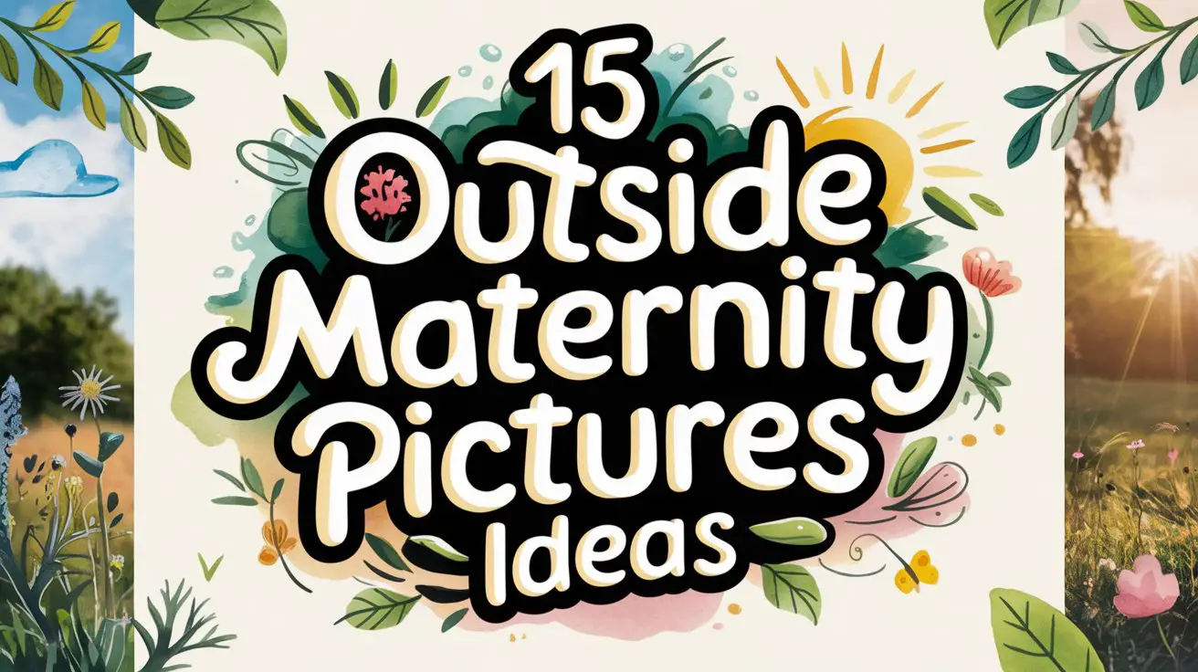Outside Maternity Pictures Ideas